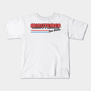Minutemen San Pedro / Retro Style Design Kids T-Shirt